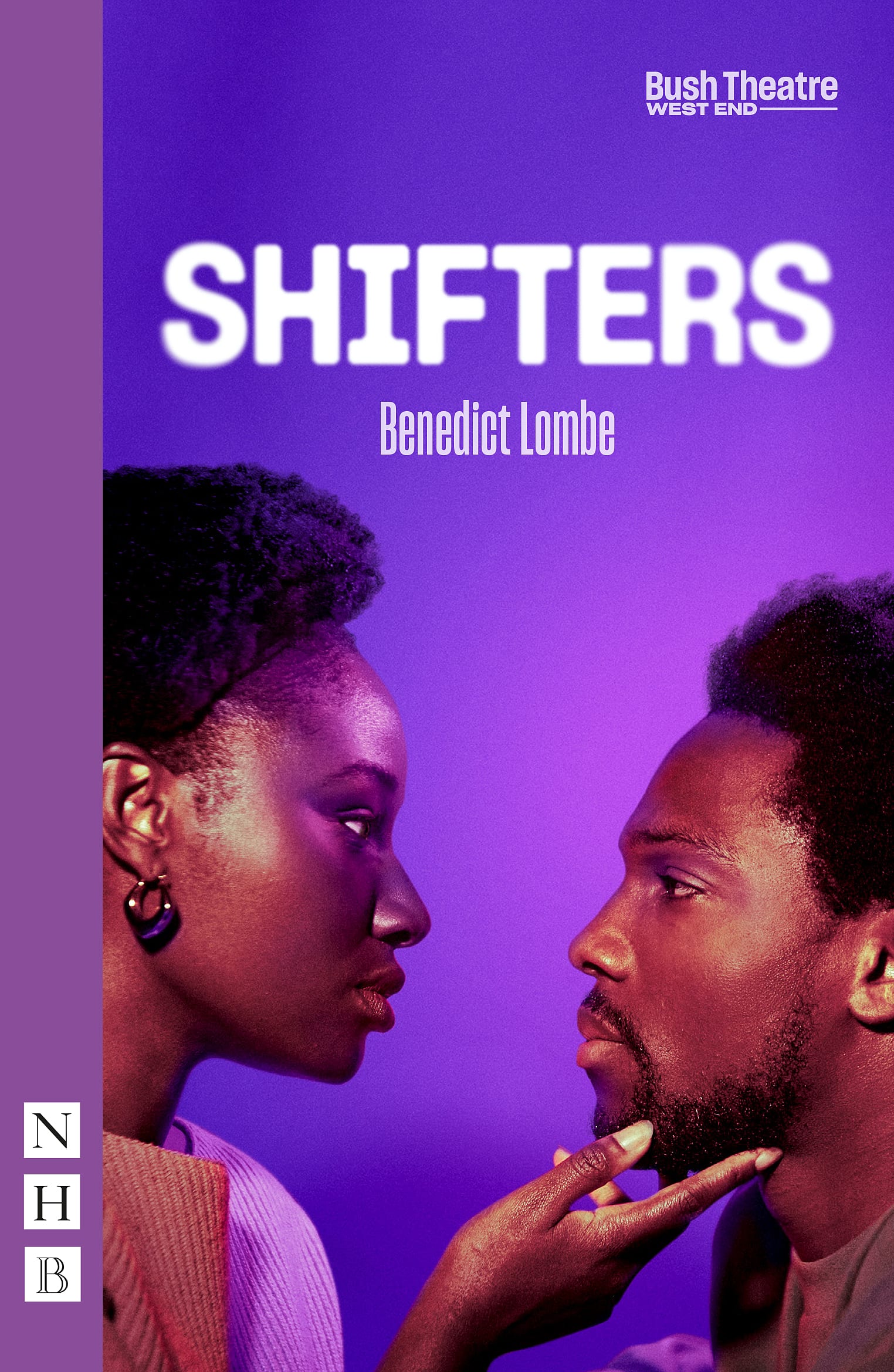 Cover of Shifters featuring two people looking closely at each other
